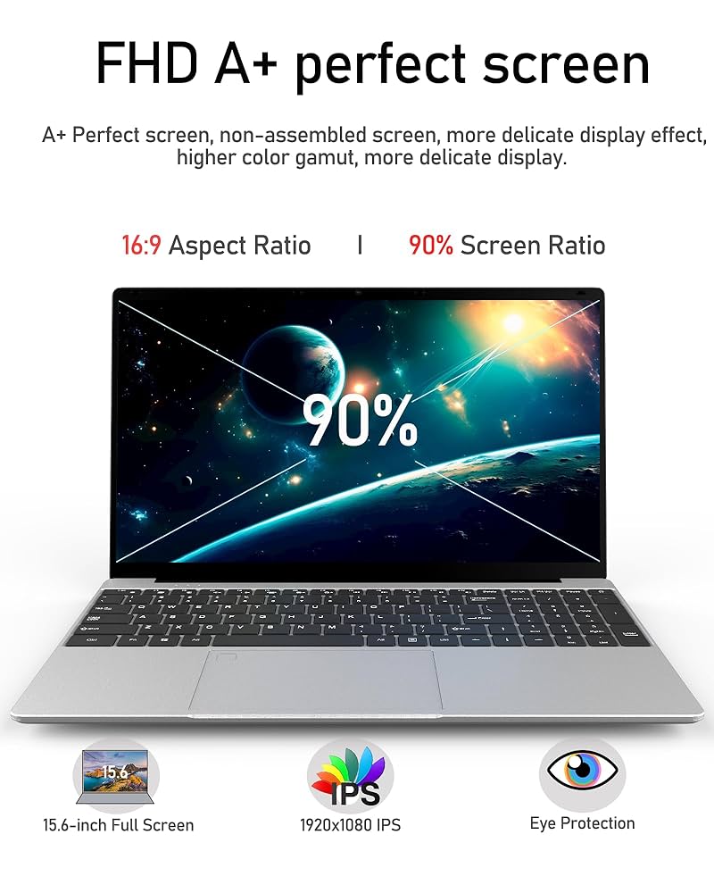 Amazon.co.jp: 15.6 inch Laptop, 1080P IPS Screen,N5095